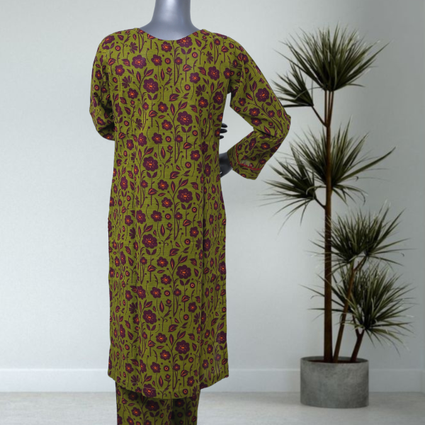 OG-010-2 Piece Printed Stitched Co-Ords