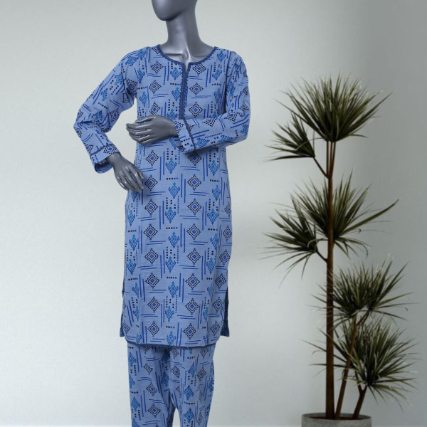 OG-011-2 Piece Printed Stitched Co-Ords