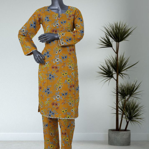 OG-006-2 Piece Printed Stitched Co-Ords