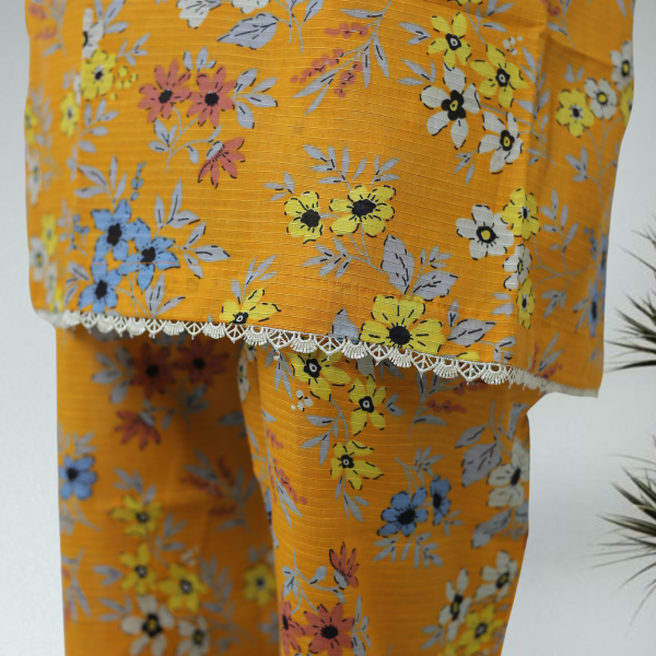 OG-006-2 Piece Printed Stitched Co-Ords