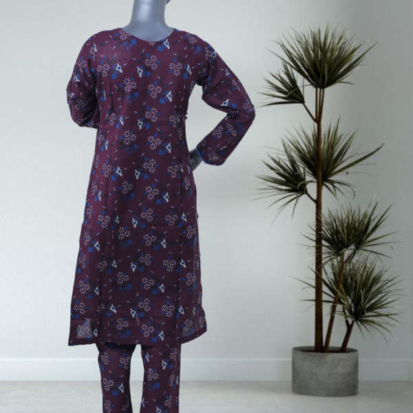 OG-009-2 Piece Printed Stitched Co-Ords