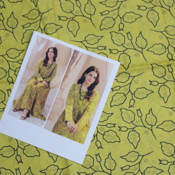 UBZ-002 2 Piece Printed Lawn Un-Stitched Suit