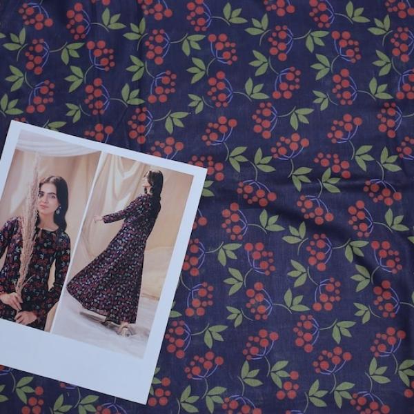 UBZ-003 2 Piece Printed Lawn Un-Stitched Suit