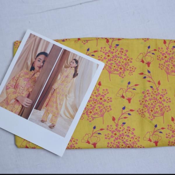 UBZ-008 2 Piece Printed Lawn Un-Stitched Suit