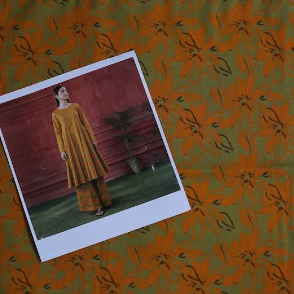 UOG-002 2 Piece Printed Doria Lawn Un-Stitched Suit