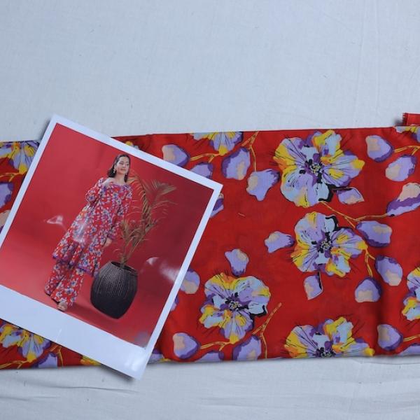 UOG-003 2 Piece Printed Doria Lawn Un-Stitched Suit