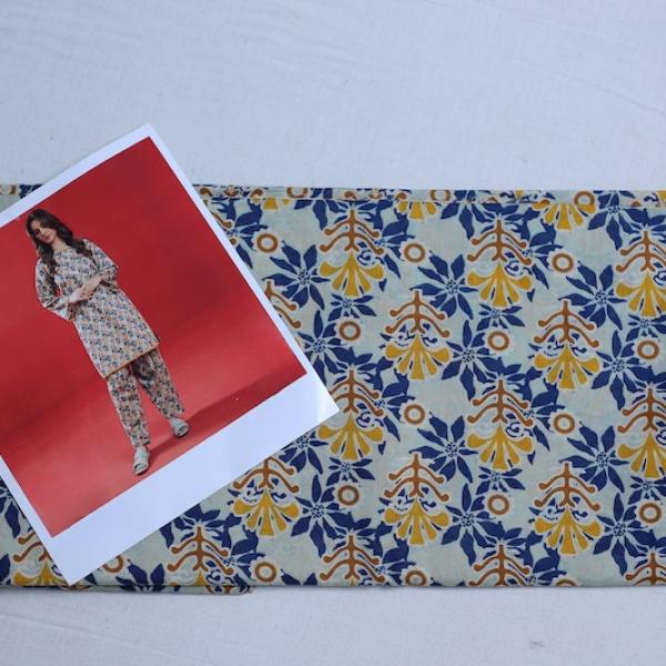 UOG-004 2 Piece Printed Doria Lawn Un-Stitched Suit