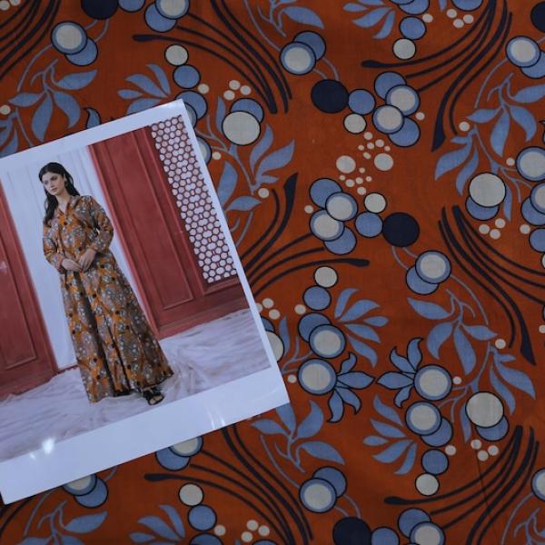 UOG-007 2 Piece Printed Doria Lawn Un-Stitched Suit